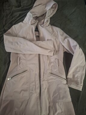 Guess Light Pink Hooded Ski Jacket